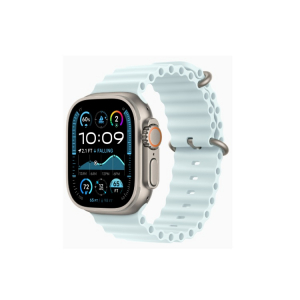 Apple Watch Ultra 2 49 �� Titanium Case, ���������/Ice Blue Ocean Band (2024)
