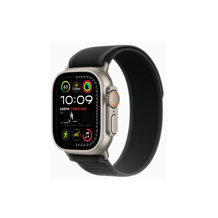 Apple Watch Ultra 2 49 �� Titanium Case, ���������/Black Trail Loop (2024)