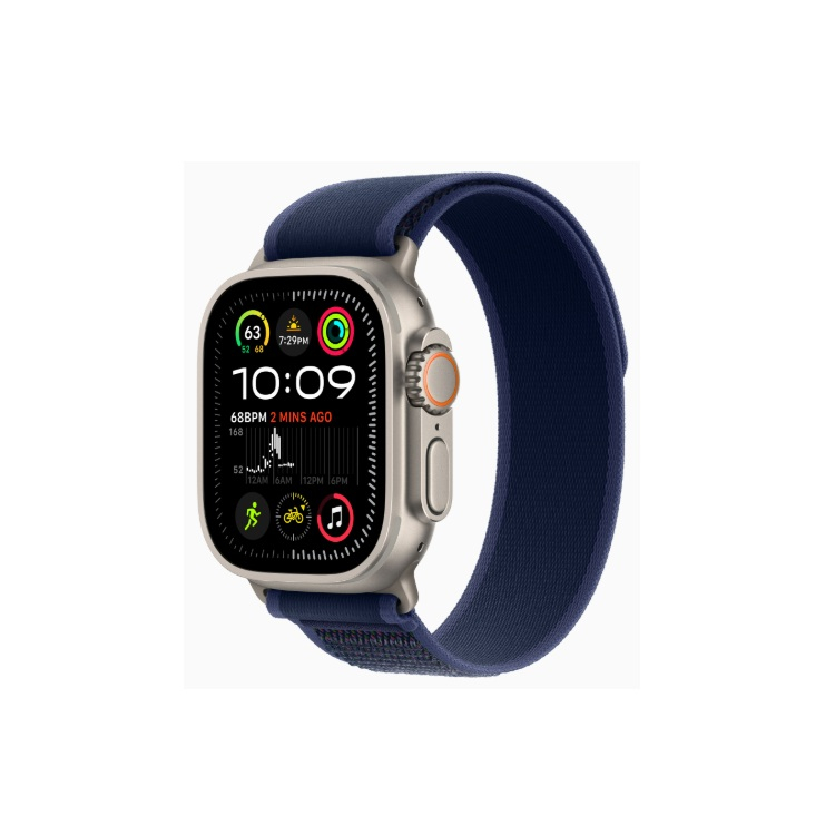 Apple Watch Ultra 2 49 �� Titanium Case, ���������/Blue Trail Loop (2024)