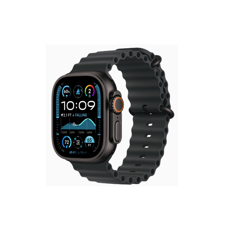 Apple Watch Ultra 2 49 �� Titanium Case, ������/Black Ocean Band (2024)