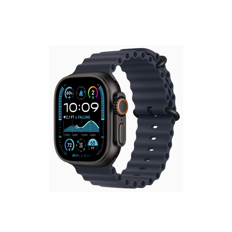 Apple Watch Ultra 2 49 �� Titanium Case, ������/Navy Ocean Band (2024)