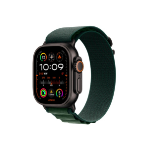 Apple Watch Ultra 2 49 �� Titanium Case, ������/Dark Green Alpine Loop (2024)