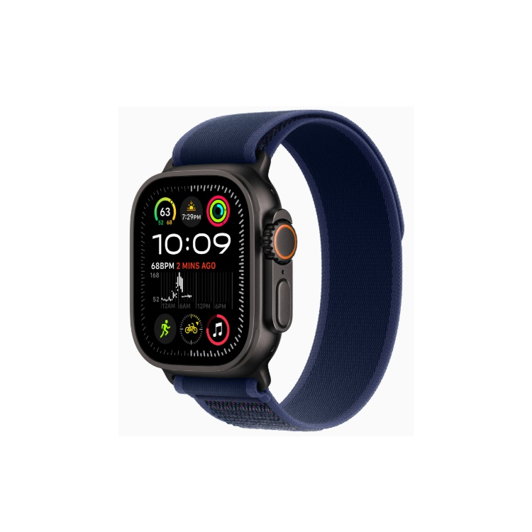 Apple Watch Ultra 2 49 �� Titanium Case, ������/Blue Trail Loop (2024)